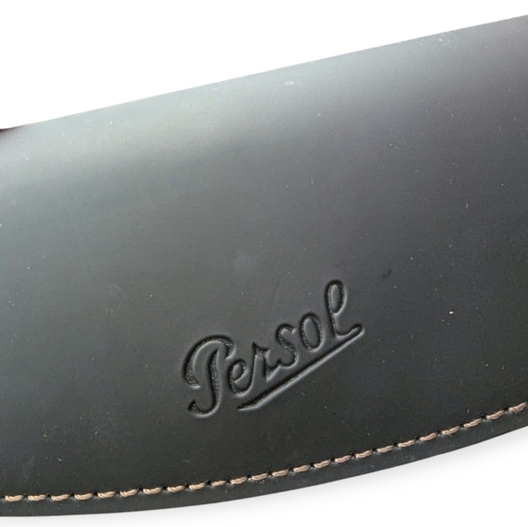 Persol Francis Sunglasses Beige with Black Case Made in Italy Gifts for Her - Picture 8 of 8